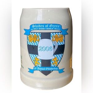 2006 Walt Disney Resort Shades Of Green Bitburger 9th Annual Oktoberfest .5L Mug